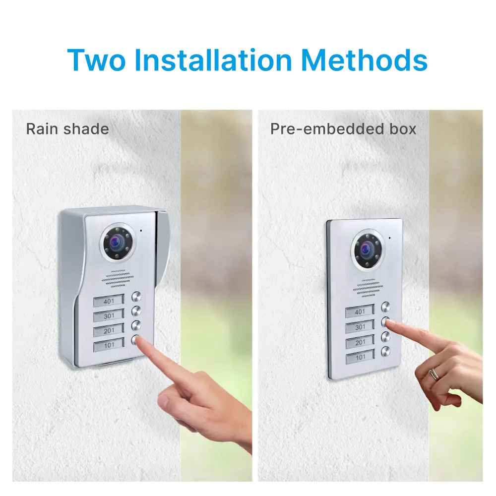 视频门铃，-RL-A17W4-TY，-4-家庭，-4-电线，-图雅-WiFi，-7"-AHD-屏幕，-1024-600，-1080-高清摄像机，-免提，-锁定 - 释放-_ 06