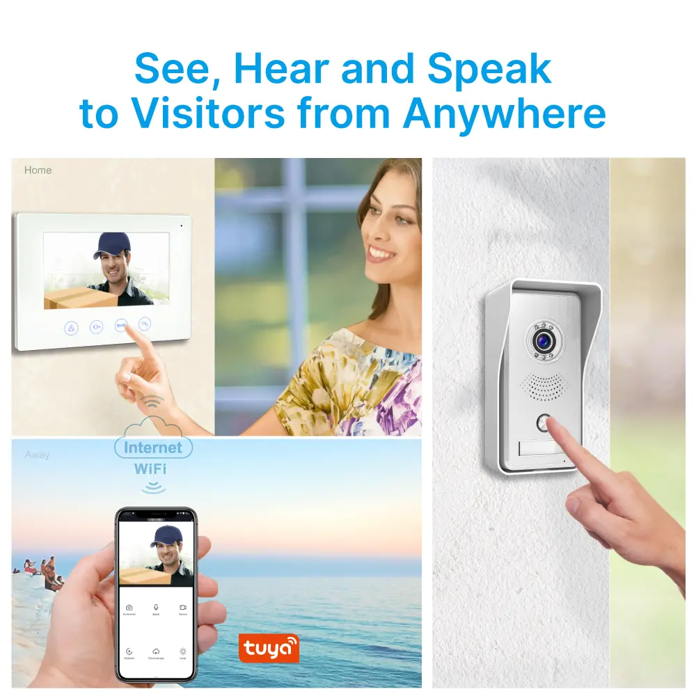 7英寸WIFI AHD可视门铃 # RL-B17IID-TY-使用Tuya智能App-200万像素AHD摄像头。2_02