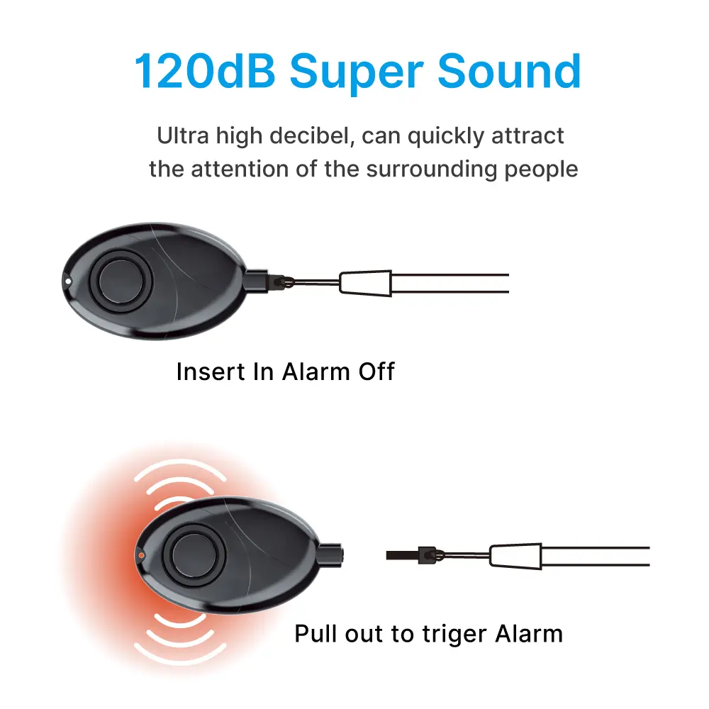 个人报警器 #RL-9808D - 金属销与报警器主体分离时触发报警 - 超大声 (120dB) - 需3*LR44电池_03