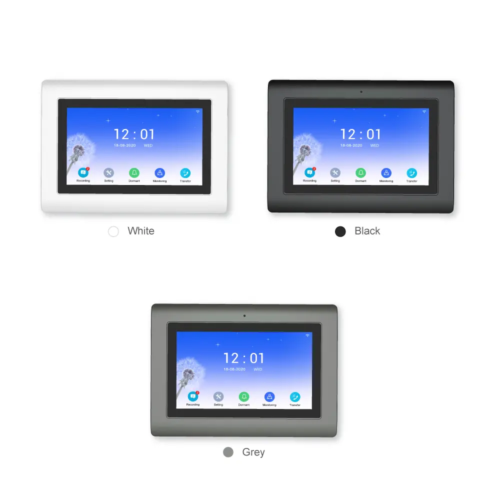 7英寸WIFI AHD可视对讲系统 # RL-T07FID-WIFI-与TuyaSmart APP - 最高200万像素AHD摄像头。 - 配备Max. 128G TF卡-_ 16