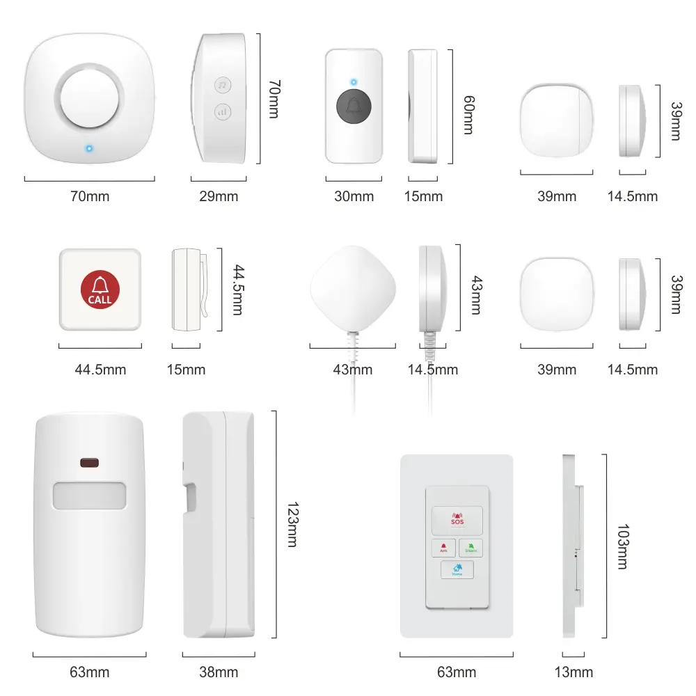 智能集线器，智能家居网关，RL-WIFI05DC-G3，图雅智能，2.4GHz WiFi，自动化，推送通知，支持高达15 RF 433MHz子设备13